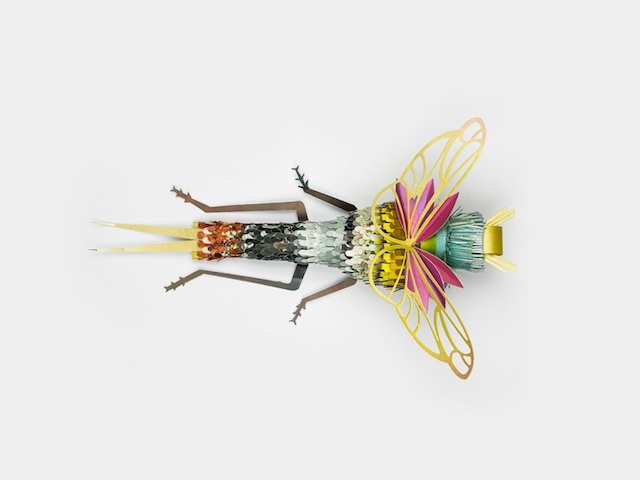 Recycled Paper Insects-1B