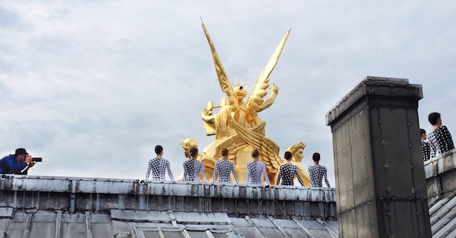 Rooftop Dancers in Paris by JR-12