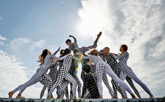 Rooftop Dancers in Paris by JR-2