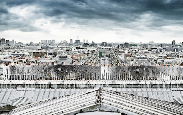 Rooftop Dancers in Paris by JR-5