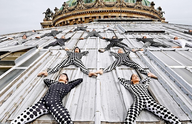 Rooftop Dancers in Paris by JR-6