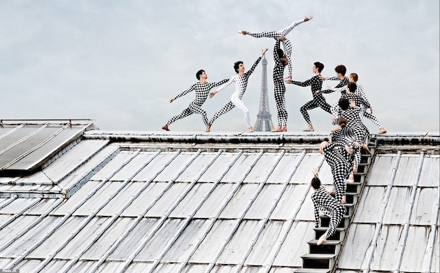 Rooftop Dancers in Paris by JR-8