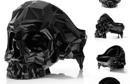 Skull Armchair by Harow