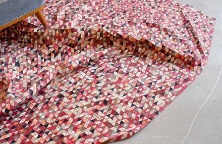 Artistic Wooden Rug