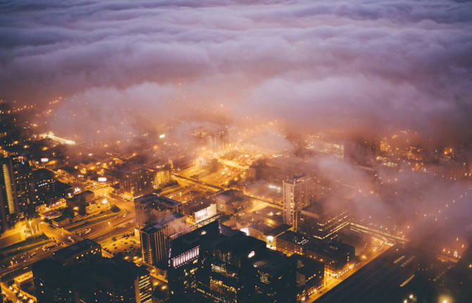 Chicago In The Fog Series