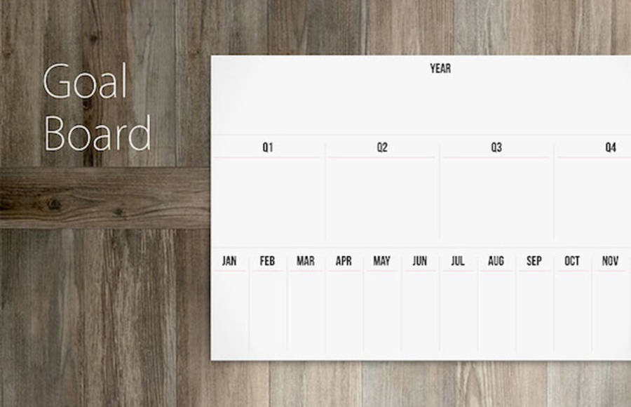 Goal Board Calendar