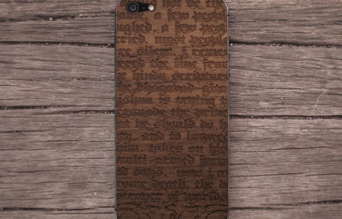 Engraved Wooden iPhone Cases