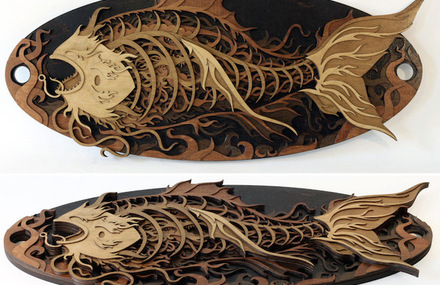 Multi-Layered Wood Laser Cut