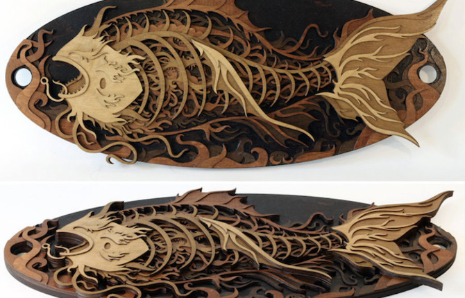 Multi-Layered Wood Laser Cut