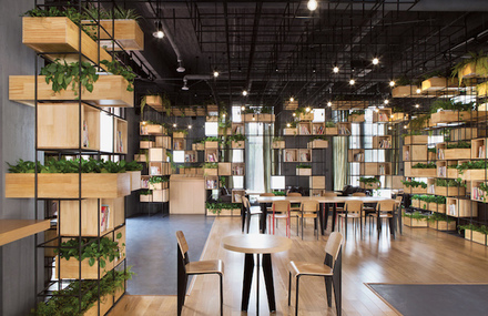 Modular Cafe in Beijing