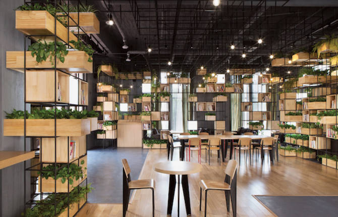 Modular Cafe in Beijing