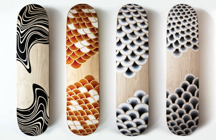 FreakPanda: hand-painted boards.