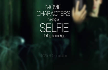 Selfie from movie characters