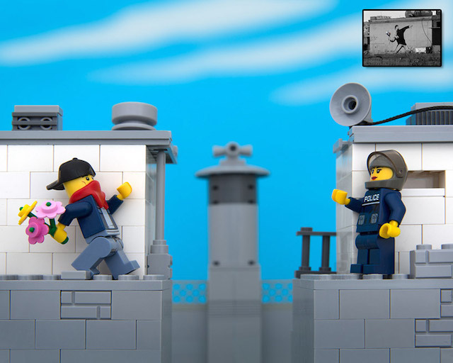 3-Banksy Street Art in LEGO by Jeff Friesen