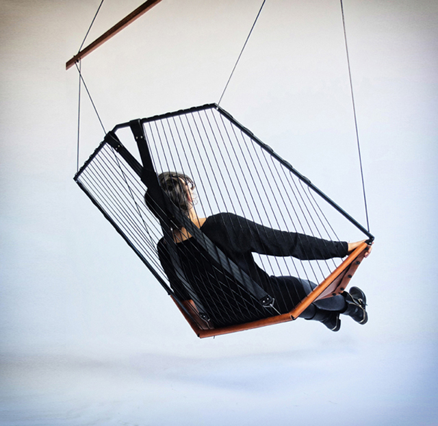 39 Hanging Chair by Les Ateliers Guyon