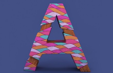 3D Patterned Alphabet