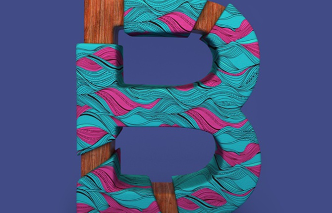 3D Patterned Alphabet
