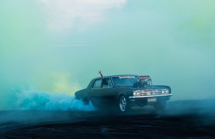 Car Burnouts Photography