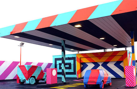 Colorful Street Art and Installations by Maser