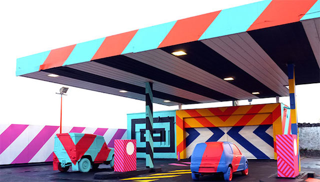 Colorful Street Art Installations by Maser-1