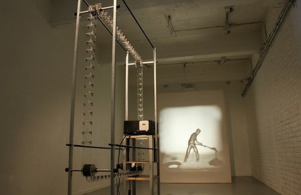 Film Projection Without Any Film
