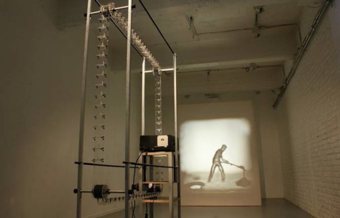 Film Projection Without Any Film