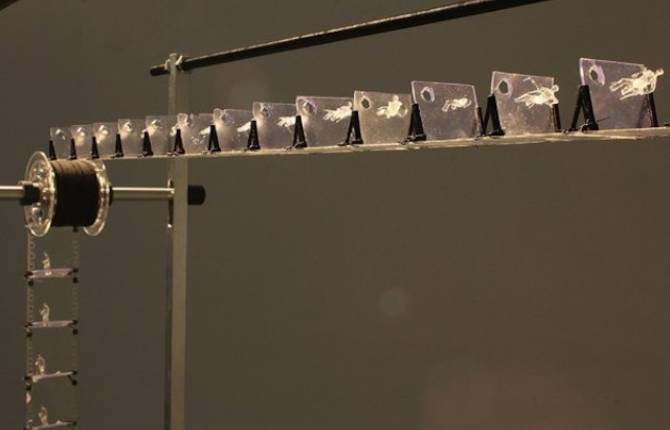 Film Projection Without Any Film