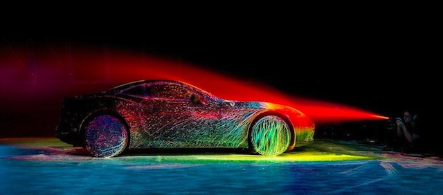 Glowing Painted Ferrari-3