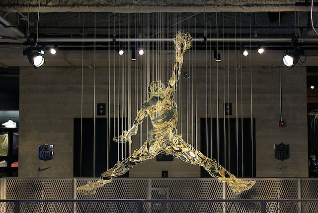 Gold Jumpman Installation-1