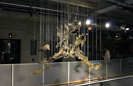 Gold Jumpman Installation