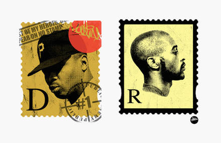 Hip Hop Icons Stamps