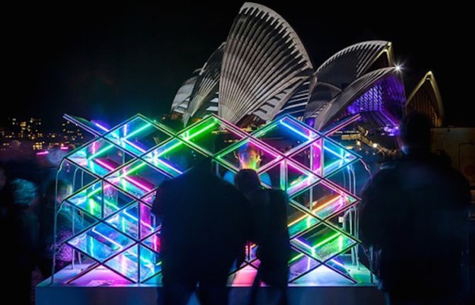 Light Installation For Vivid Sydney