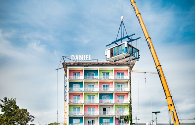 Loftcube on Hotel Roof