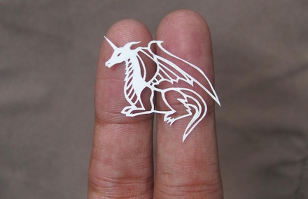 Miniature Papercut Artworks