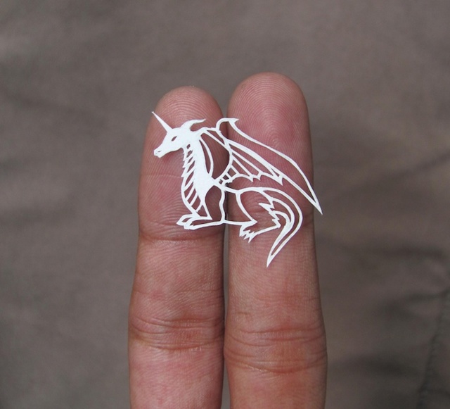 Miniature Papercut Artworks-1