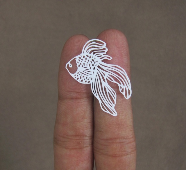 Miniature Papercut Artworks-5