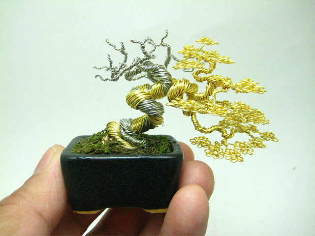 Miniature Wire Bonsai Trees-1