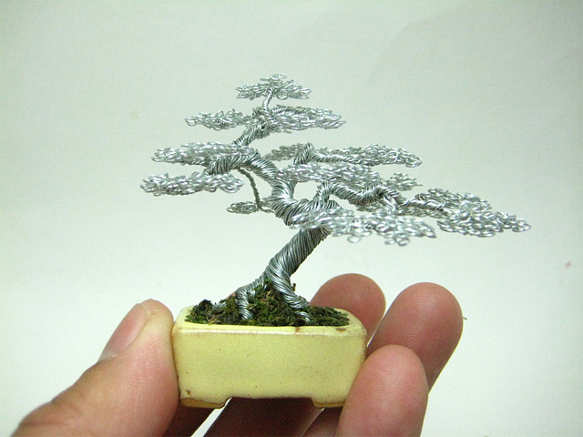 Miniature Wire Bonsai Trees-3