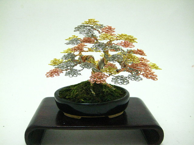 Miniature Wire Bonsai Trees-4