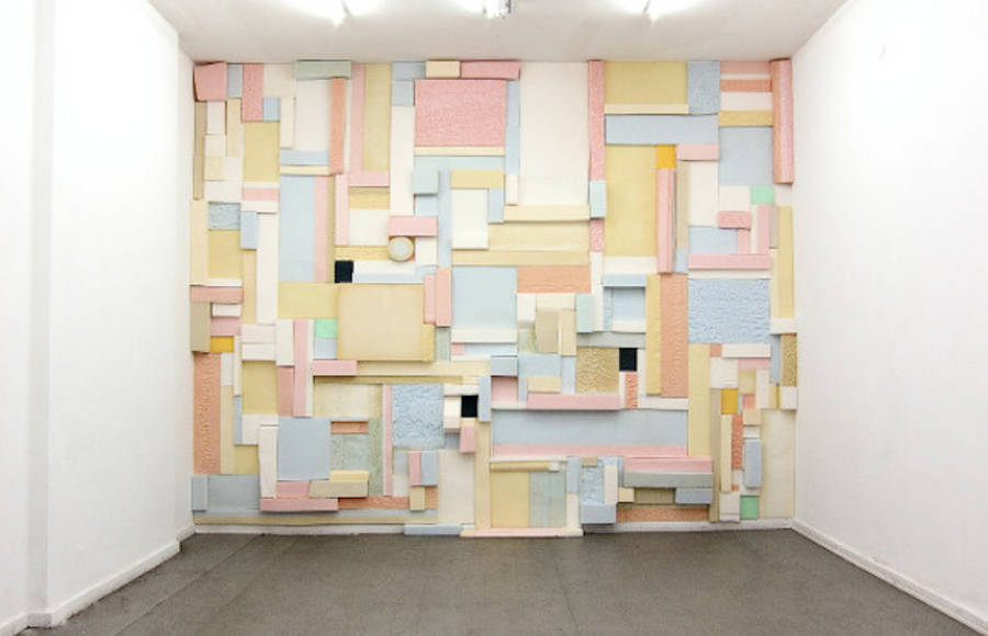 Mondrian Paintings Made With Foam