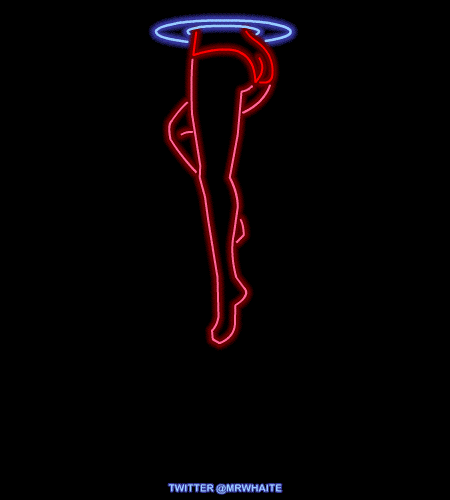 Neon Movie Posters in GIF-5