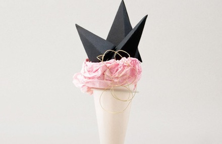 Paper Ice Cream Sculptures