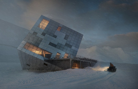 Stunning Cube Hut Project