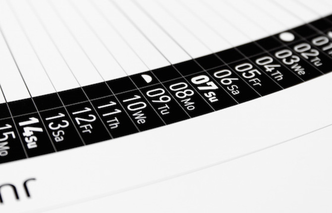 Circular Calendar 2015