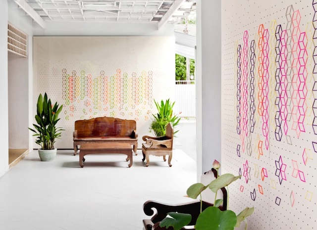 Wall Embroideries Made With Cotton Threads-00