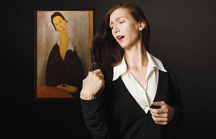 Famous Paintings As Conceptual Photographs