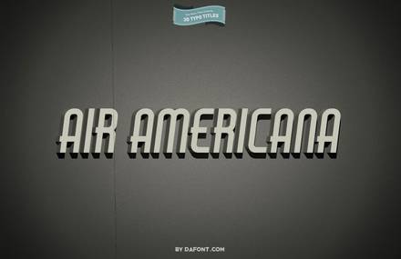 Presentation fonts from dafont.com library in the style of old movie titles.