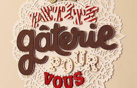  » Une petite gâterie pour vous  » Une installation murale tout en papier
