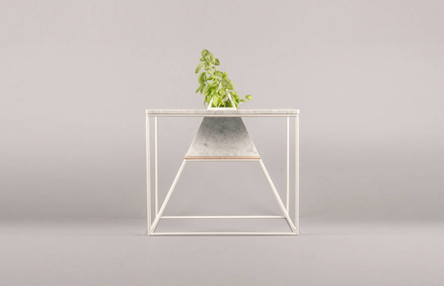 Green Marble Side Table