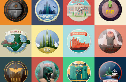 Impossible Magnets: A Collection Of Souvenirs From Places You’ll Never Visit.